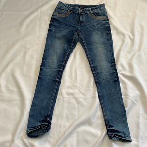 UWD Skinny  Dark Washed Distressed Jeans Size 9